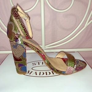 Steve madden high block heel shoes